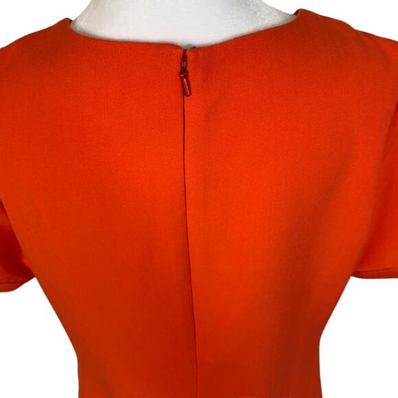 Banana Republic Womens S Top Orange Darted Neck Banded Bottom Women's - Picture 8 of 12